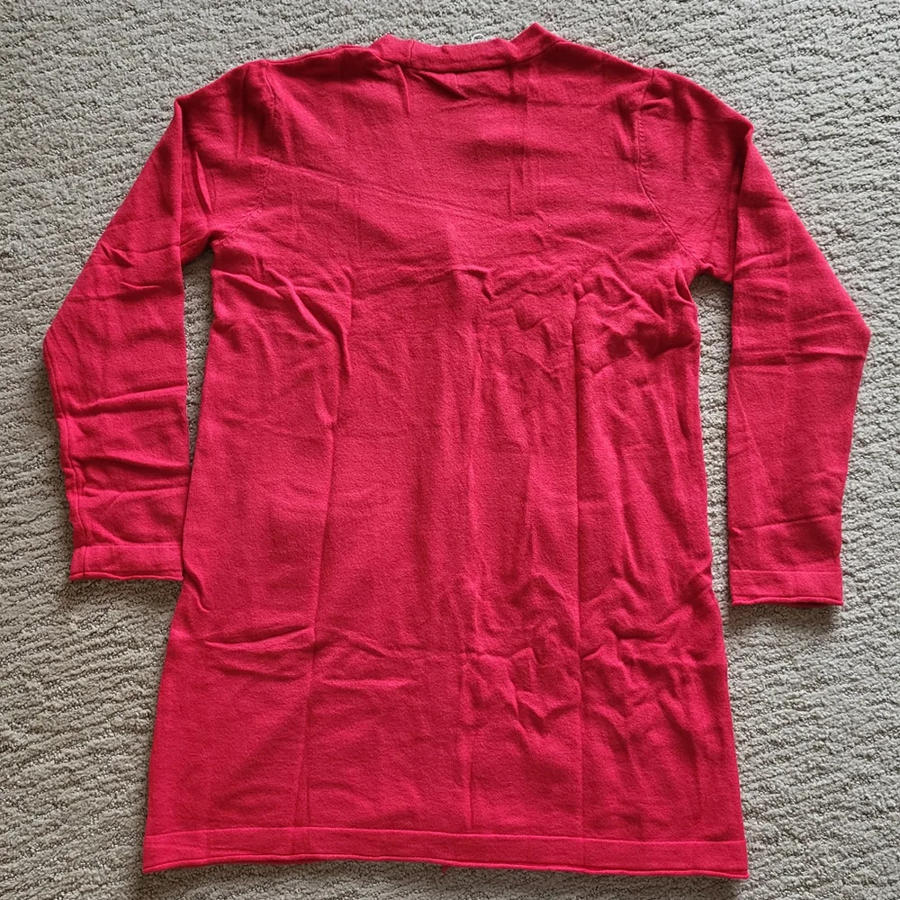 Women’s Eanuer Long Sleeve Button-Down Cardigan Sweater – Red – Size S – NWT - Picture 9 of 10